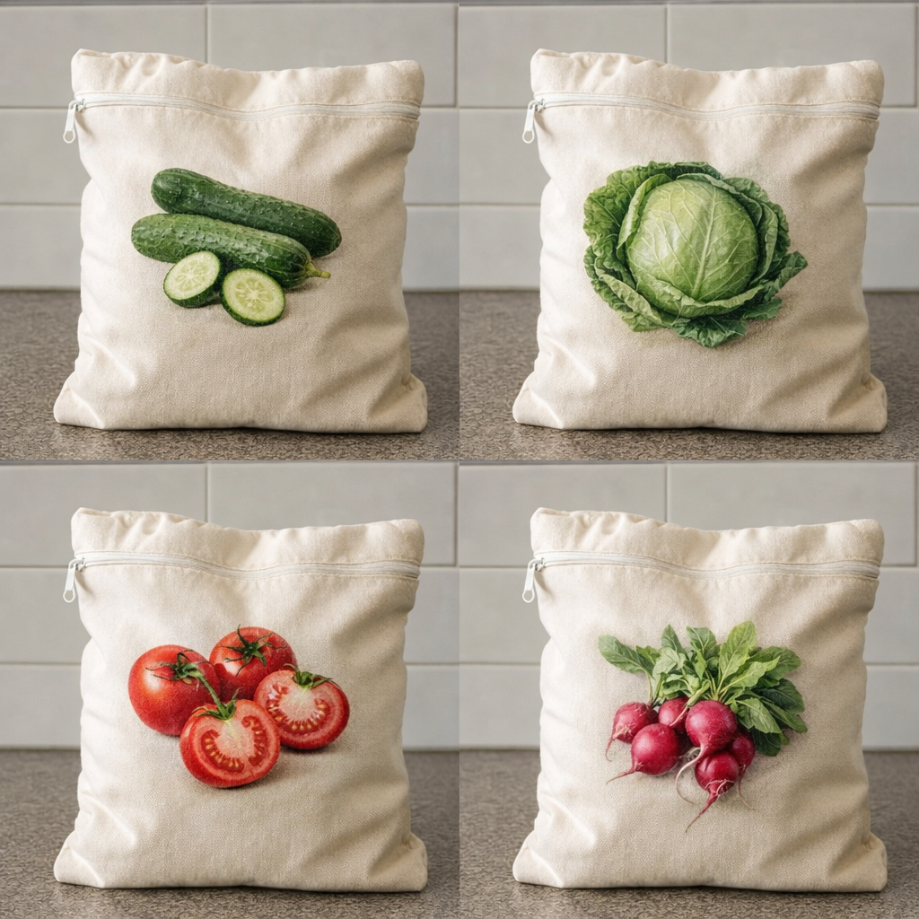 Reusable Anti Fungal Grocery Storage Bag