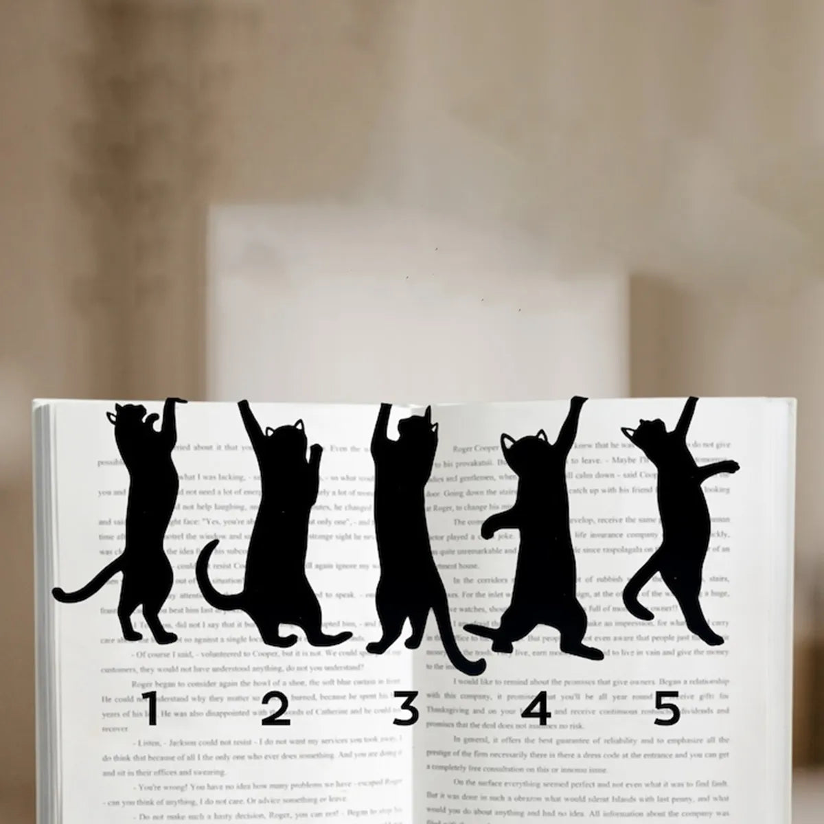 🐱📖 Cat Silhouette Bookmarks – Fun & Functional Reading Companions!