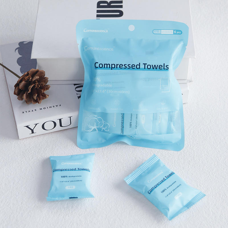 🧻 Disposable Compressed Towels – Portable Travel Cleaning Wipes