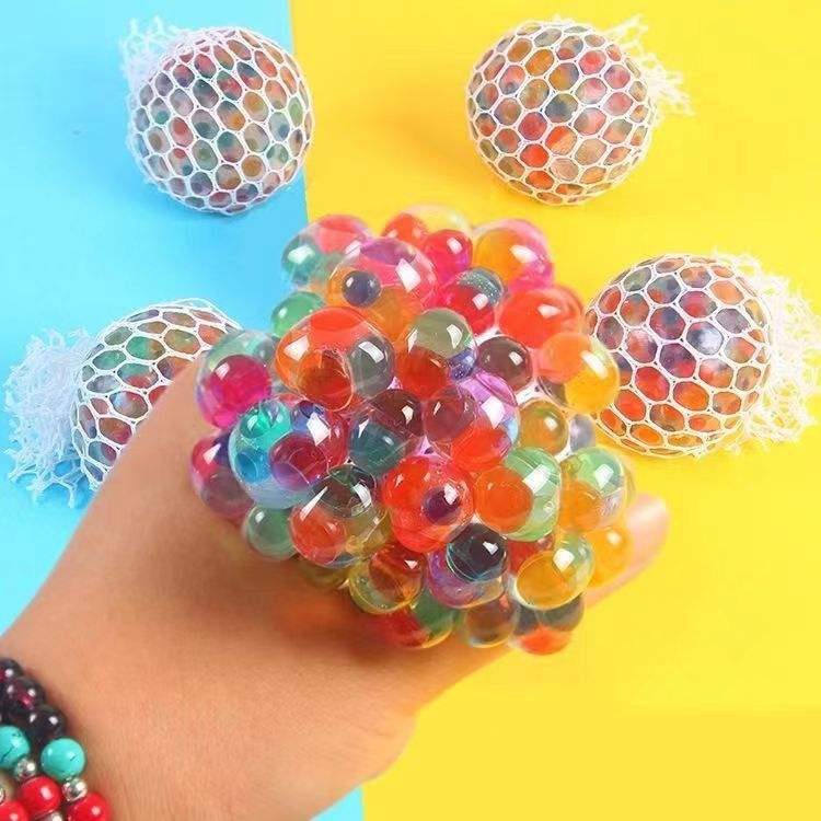 🌈 Colorful Mesh Stress Relief Ball