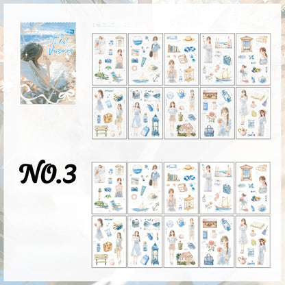 Korean Girl's Book Stickers