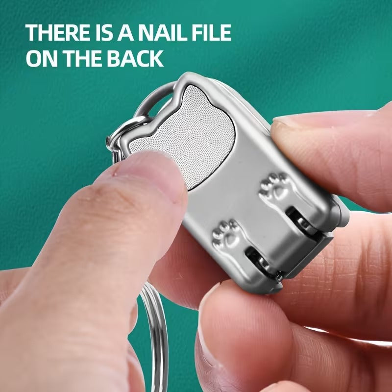 Cute Kitten Keychain Nail Clipper