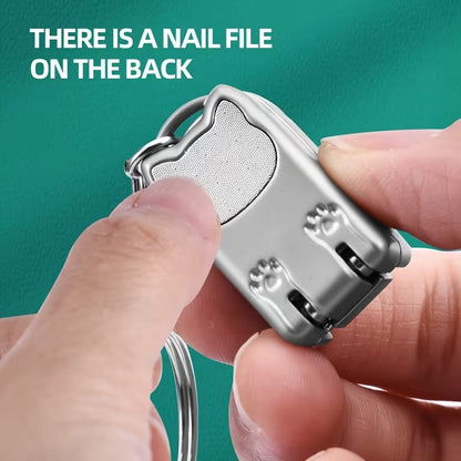 Cute Kitten Keychain Nail Clipper
