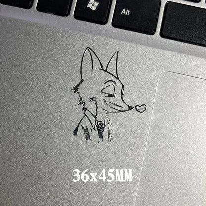 Disney Zootopia Cartoon Cute Anime Decals