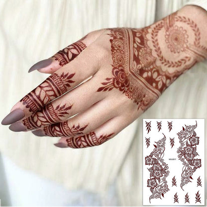 Waterproof Mehndi Stickers 🎨