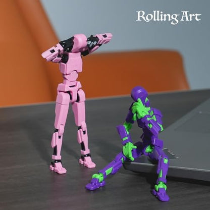 Robot Action Figure 3D Printed Toy