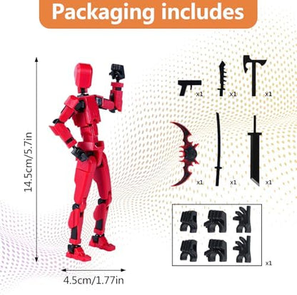 Robot Action Figure 3D Printed Toy