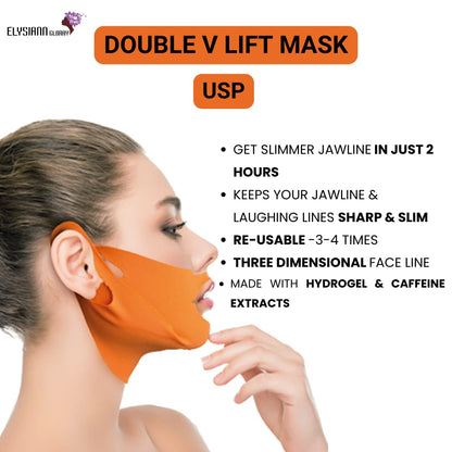 V-Line Face Lifting Reusable Mask - Define Jawline, Fat & Reduce Double Chin