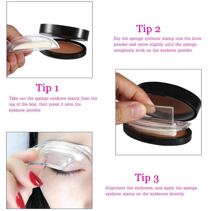 Instant Sponge Eyebrow Powder Stamp
