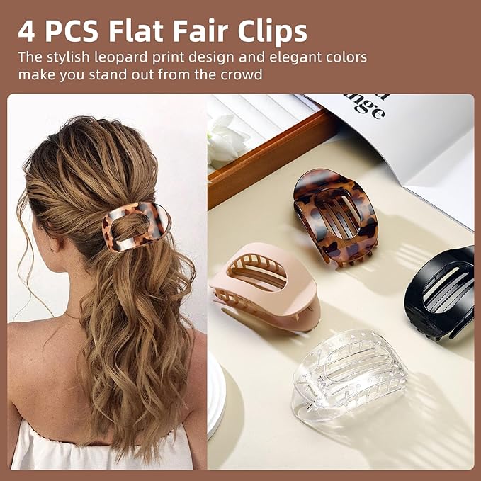 Flat Claw Clip ( No More Painful Clips )