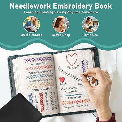 Embroidery Stitch book 143 different stitches