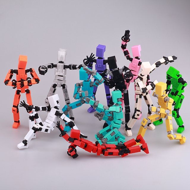 Robot Action Figure 3D Printed Toy