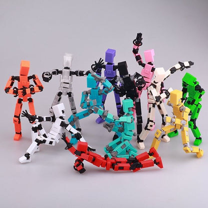 Robot Action Figure 3D Printed Toy