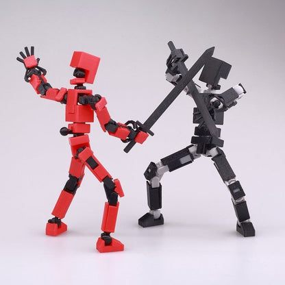 Robot Action Figure 3D Printed Toy