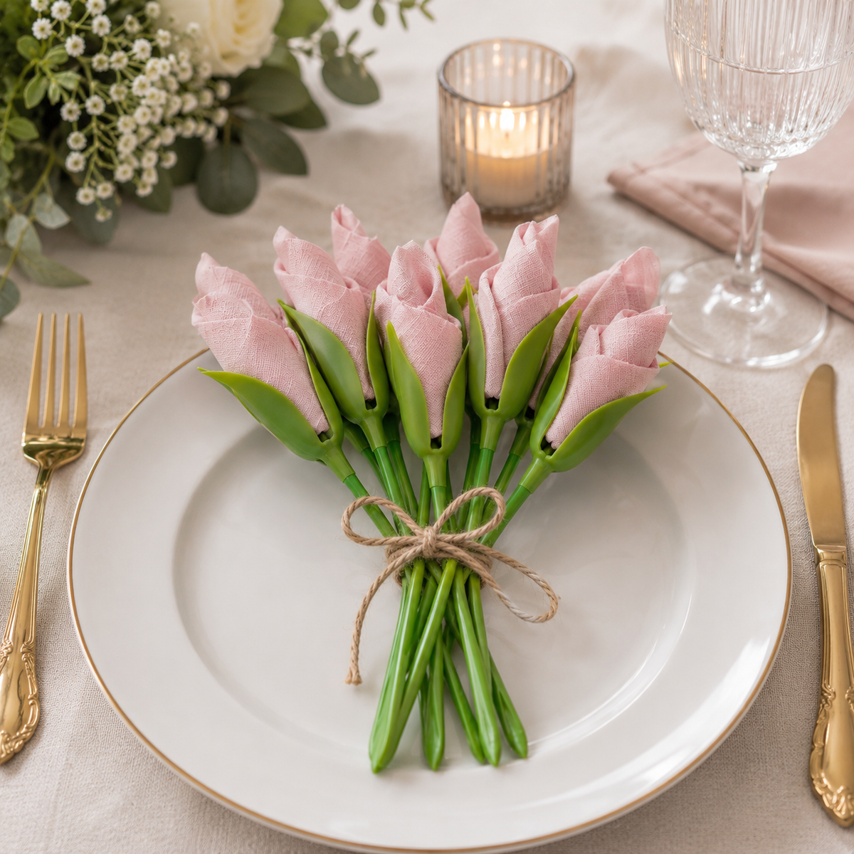Elegant Tulip Napkin Holder For Tables