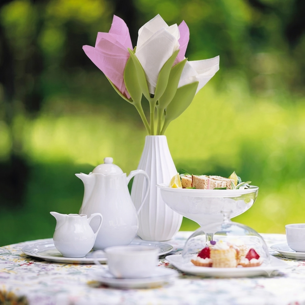 Elegant Tulip Napkin Holder For Tables