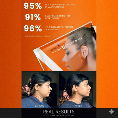 V-Line Face Lifting Reusable Mask - Define Jawline, Fat & Reduce Double Chin
