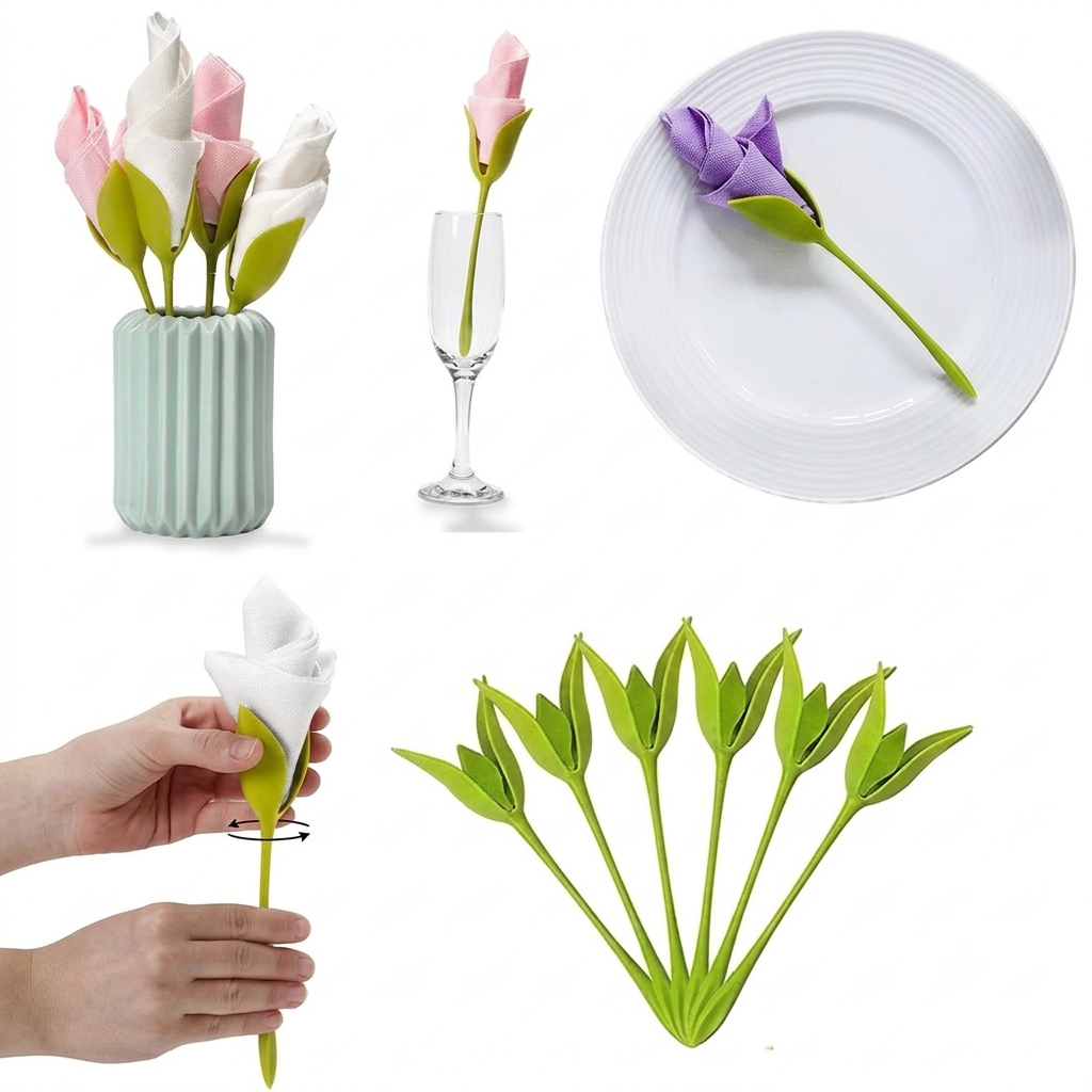 Elegant Tulip Napkin Holder For Tables