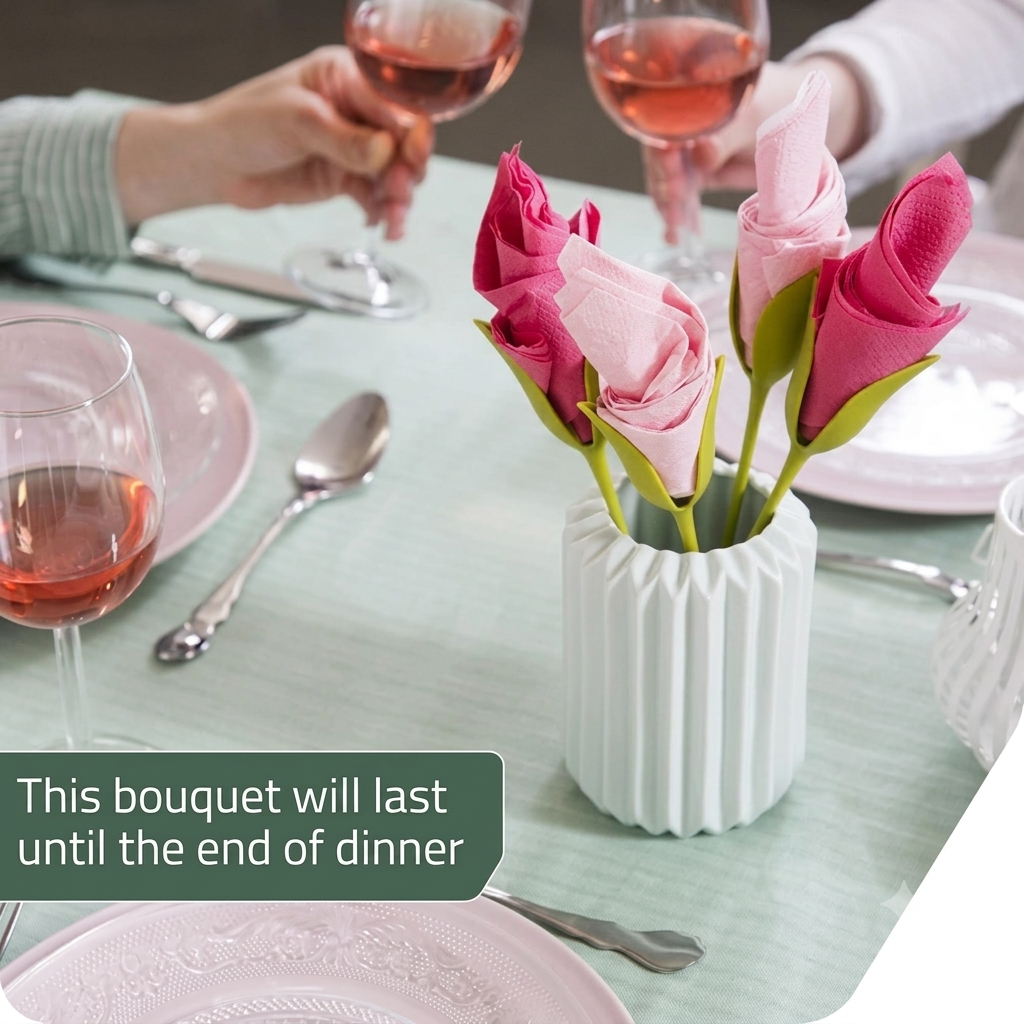Elegant Tulip Napkin Holder For Tables