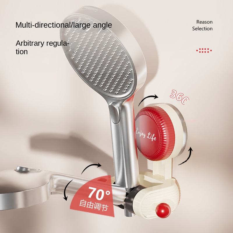 🚿 Adjustable Suction Cup Shower Head Holder