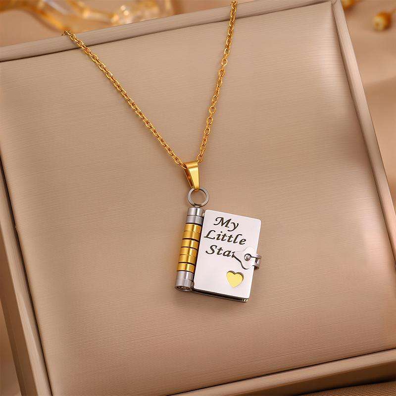 📖✨ My Little Star Memory Book Necklace