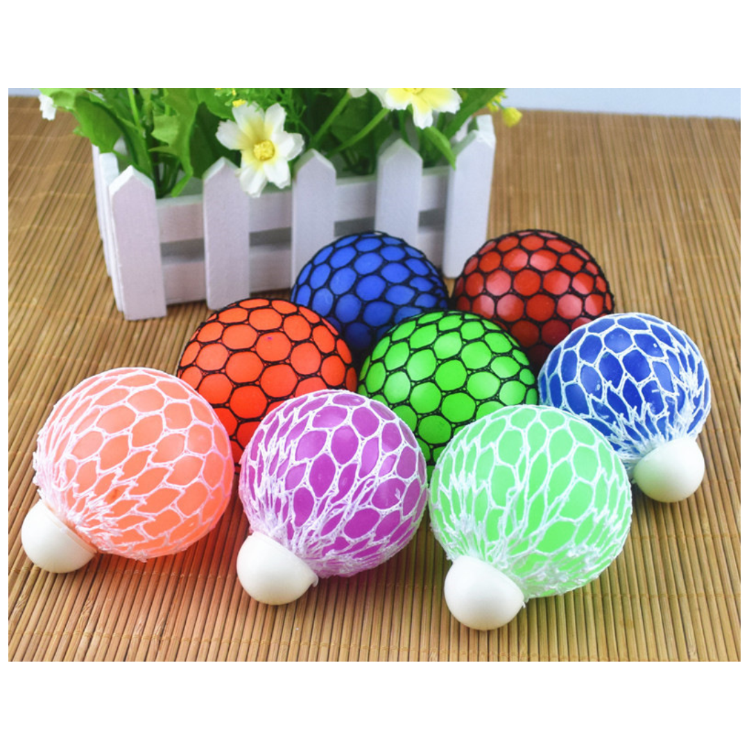 🌈 Colorful Mesh Stress Relief Ball