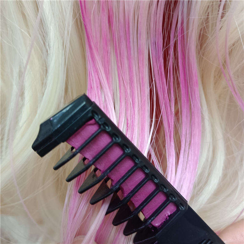 🌈 Temporary Hair Color Chalk Comb