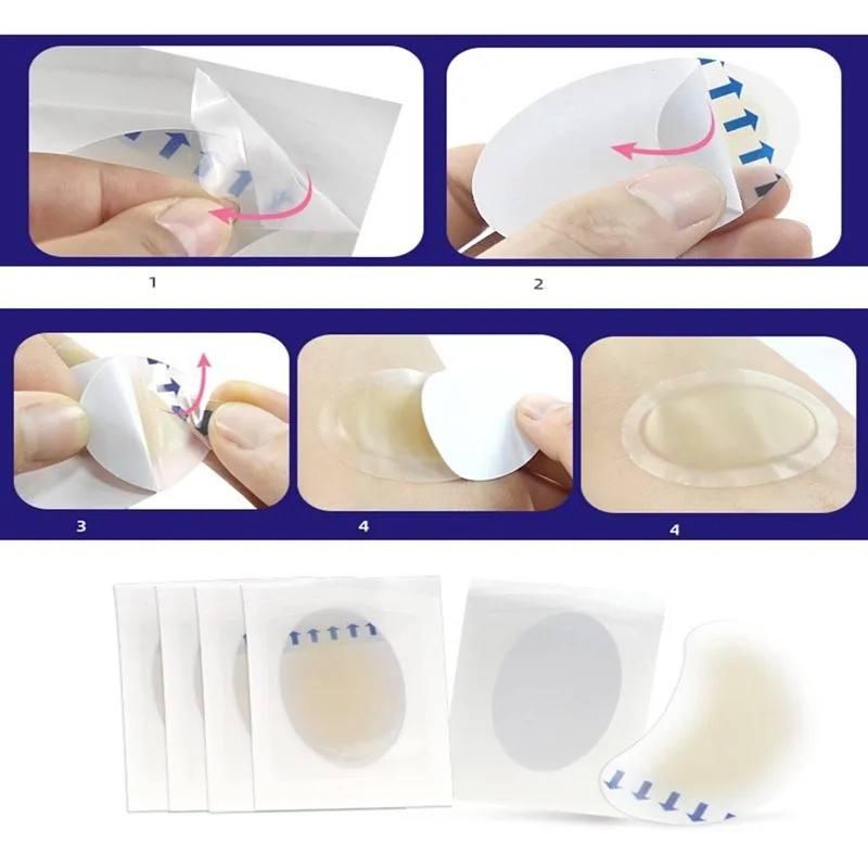 🦶 Hydrocolloid Heel Blister Patch
