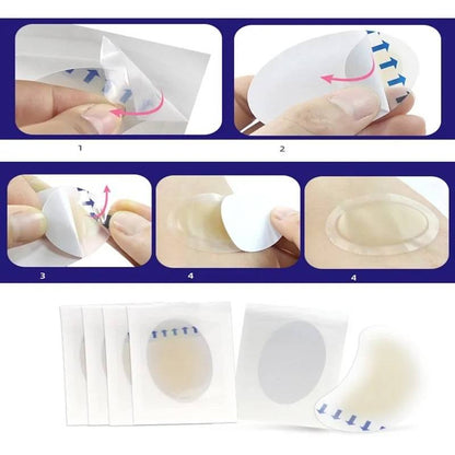 🦶 Hydrocolloid Heel Blister Patch