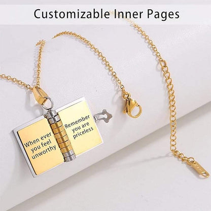 📖✨ My Little Star Memory Book Necklace
