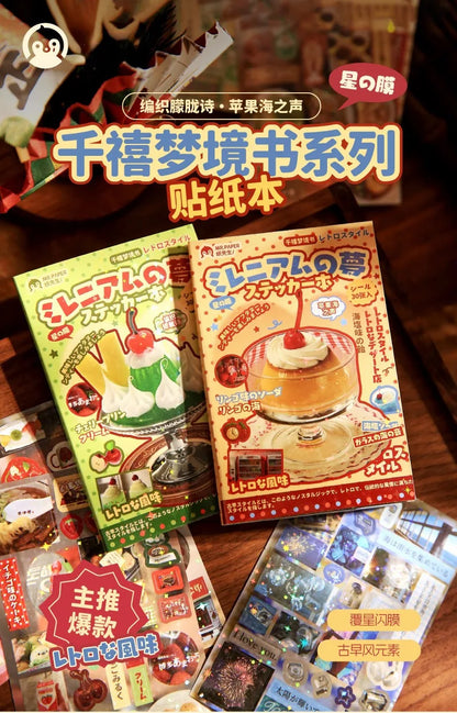 🌸 Cute Japanese Pinterest Style Stickers Book ✨