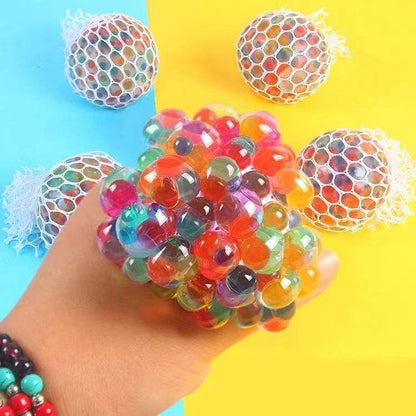 🌈 Colorful Mesh Stress Relief Ball