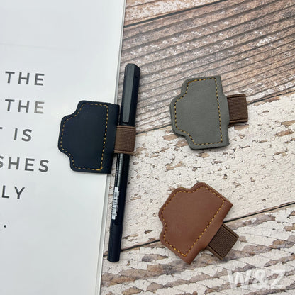 🖊️ Premium Leather Pen Holder for Notebook & Journal