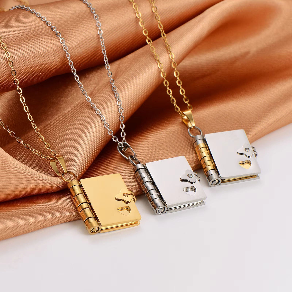 📖✨ My Little Star Memory Book Necklace