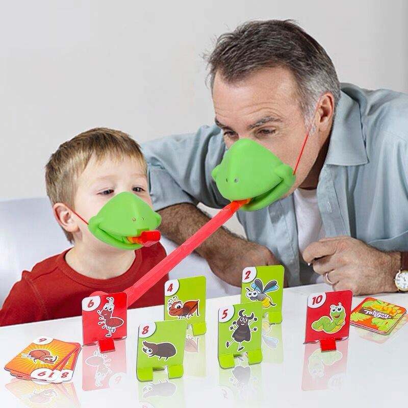 🐸 Frog Tongue Board Game – Fun Interactive Family Party Game