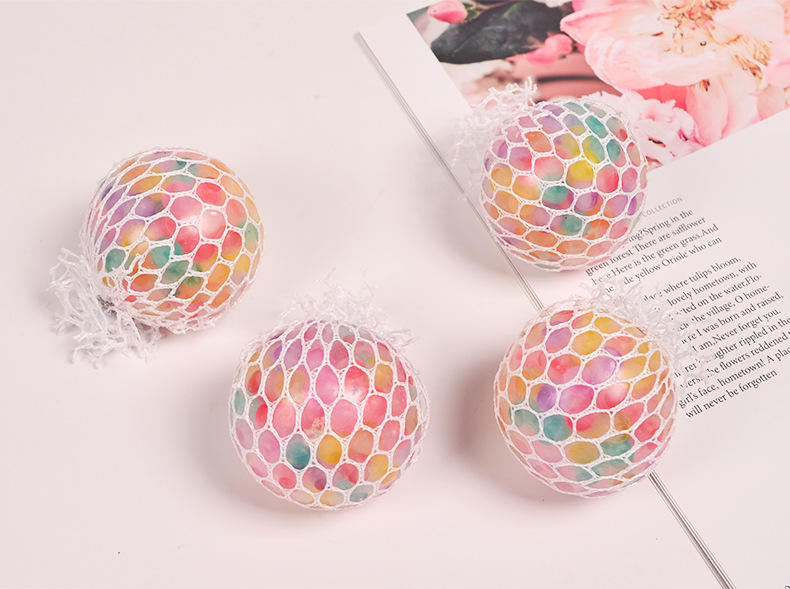 🌈 Colorful Mesh Stress Relief Ball