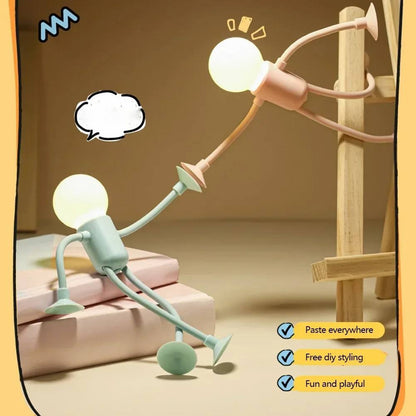 💡 Creative Climbing Man LED Wall Lamp