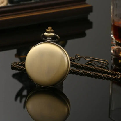 ⌚ Vintage Golden Pocket Watch with Chain