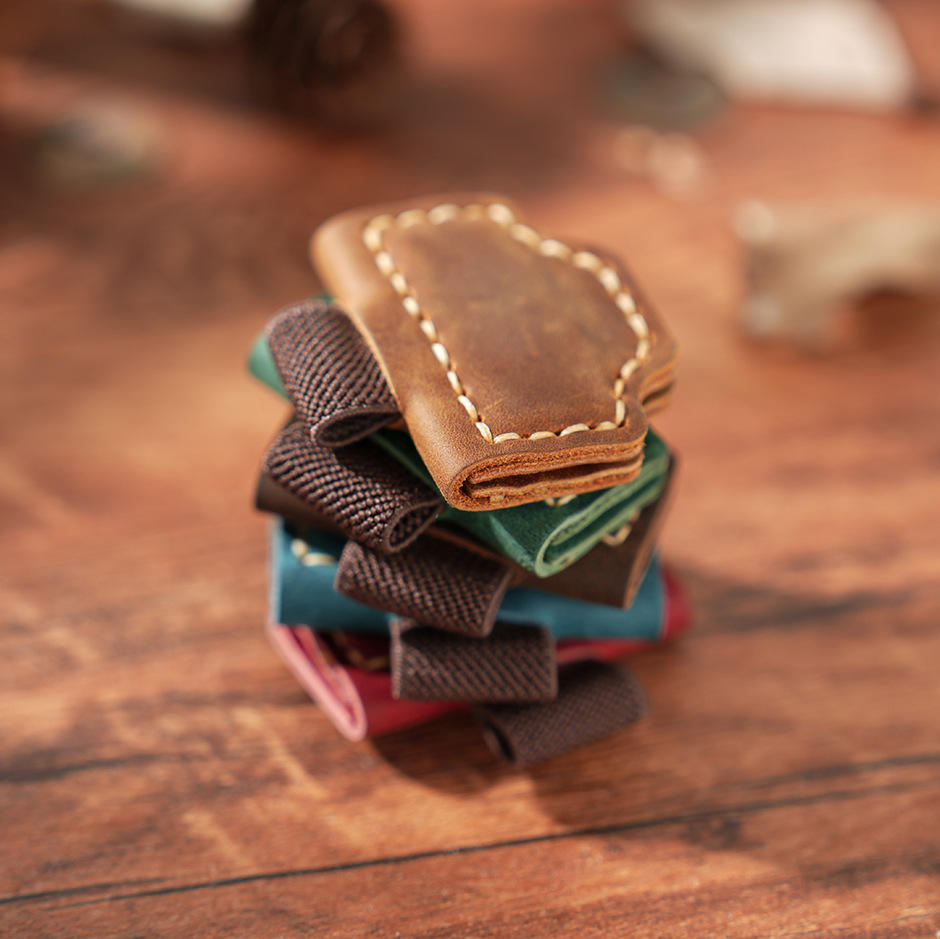 🖊️ Premium Leather Pen Holder for Notebook & Journal