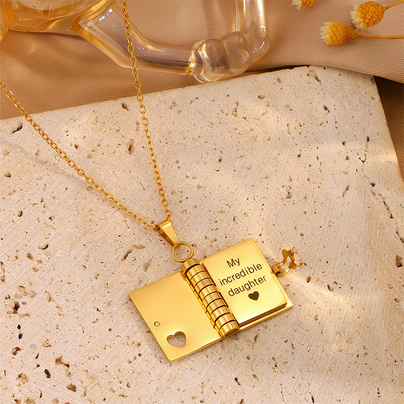 📖✨ My Little Star Memory Book Necklace