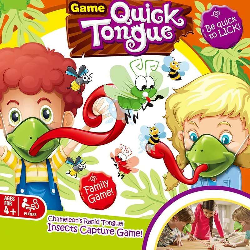 🐸 Frog Tongue Board Game – Fun Interactive Family Party Game