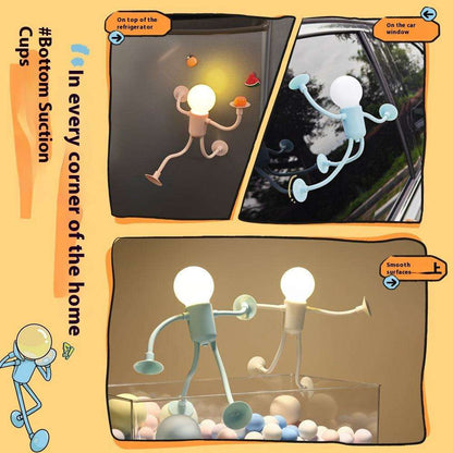 💡 Creative Climbing Man LED Wall Lamp