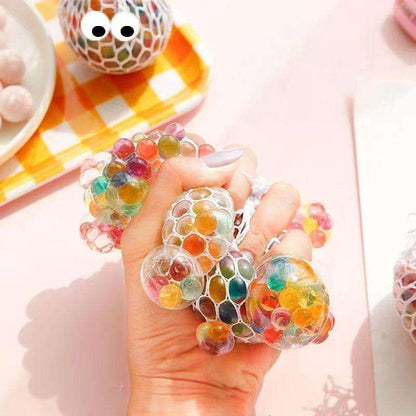 🌈 Colorful Mesh Stress Relief Ball