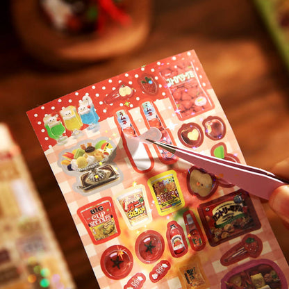 🌸 Cute Japanese Pinterest Style Stickers Book ✨