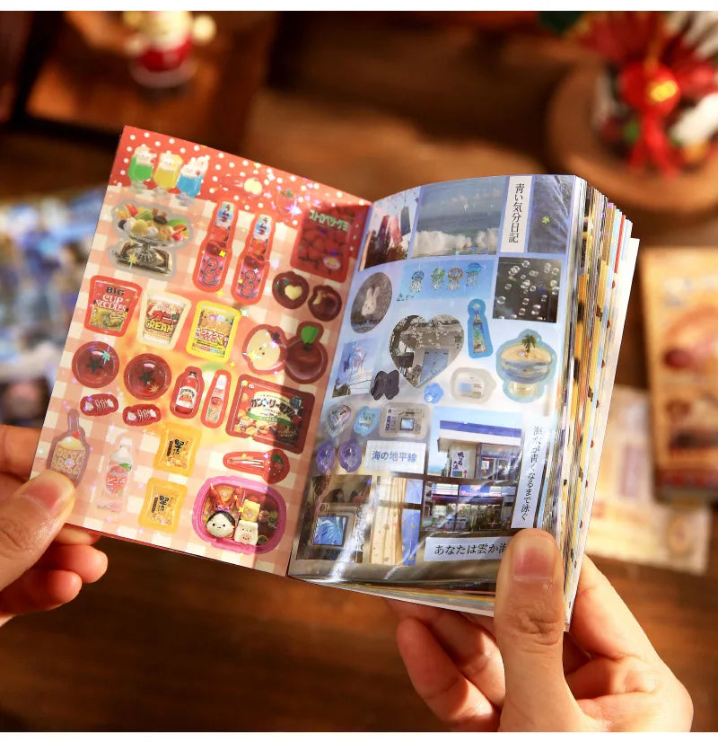 🌸 Cute Japanese Pinterest Style Stickers Book ✨