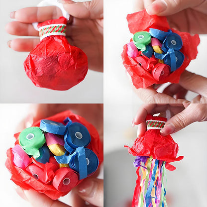 🎉 Colorful Party Streamer Popper Bombs
