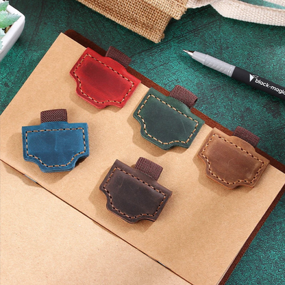 🖊️ Premium Leather Pen Holder for Notebook & Journal