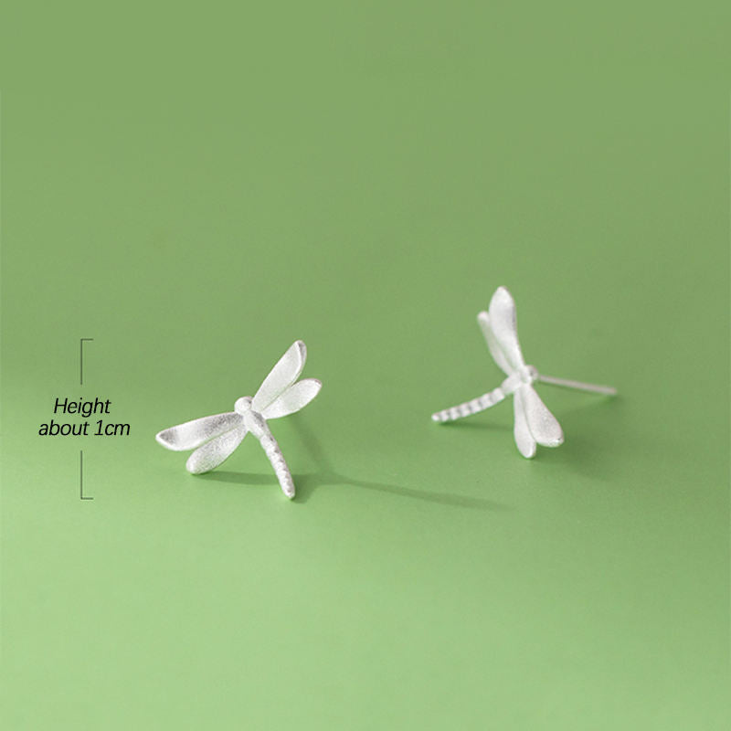 Shimmering Gold Dragonfly Studs – Nature Chic Design✨