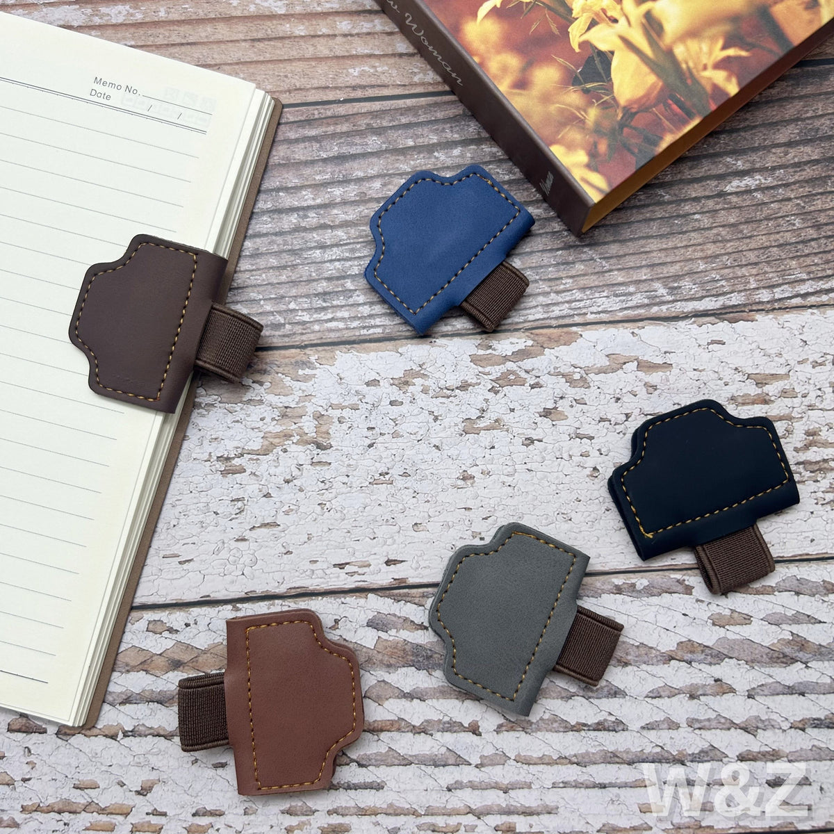 🖊️ Premium Leather Pen Holder for Notebook & Journal