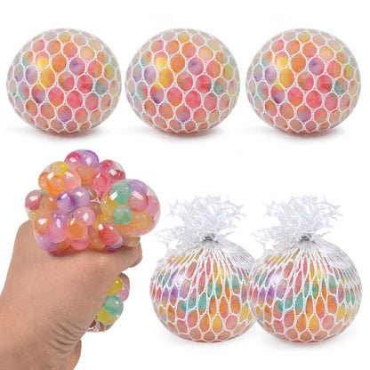 🌈 Colorful Mesh Stress Relief Ball
